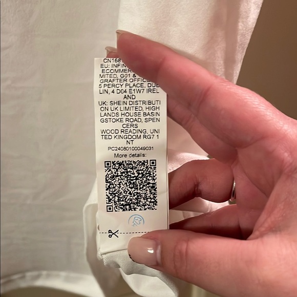 White T-Shirt with Turtle Design - Picture 6 of 7